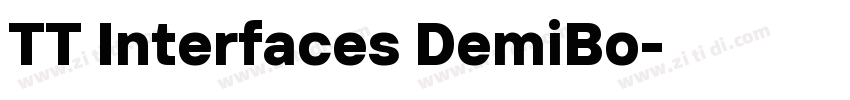 TT Interfaces DemiBo字体转换
